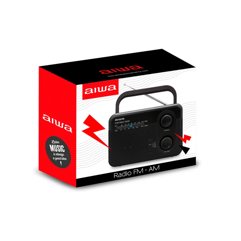 Radio AIWA AW-FML4 Portátil con Linterna