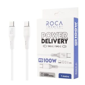 Cable Roca Mobile Power Delivery Tipo C a Tipo C